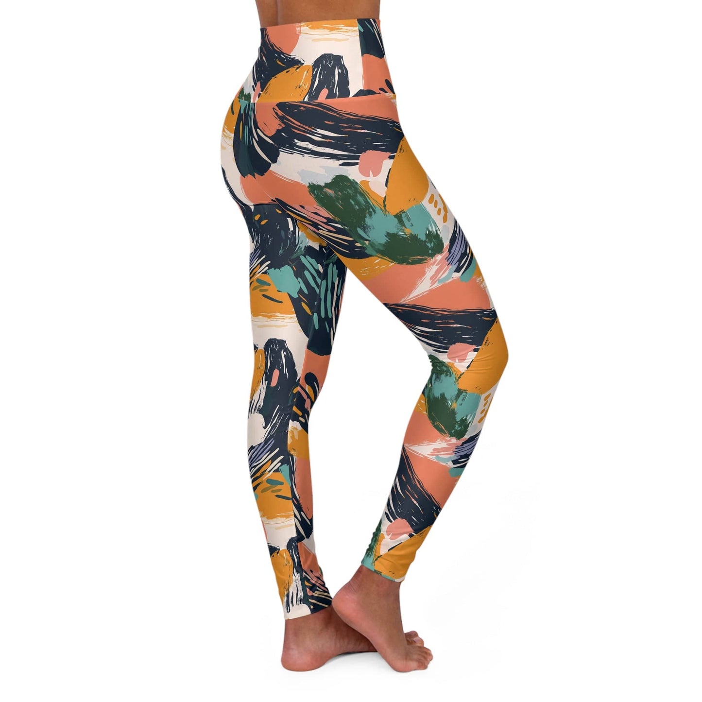 High Waisted Leggings, Abstract
