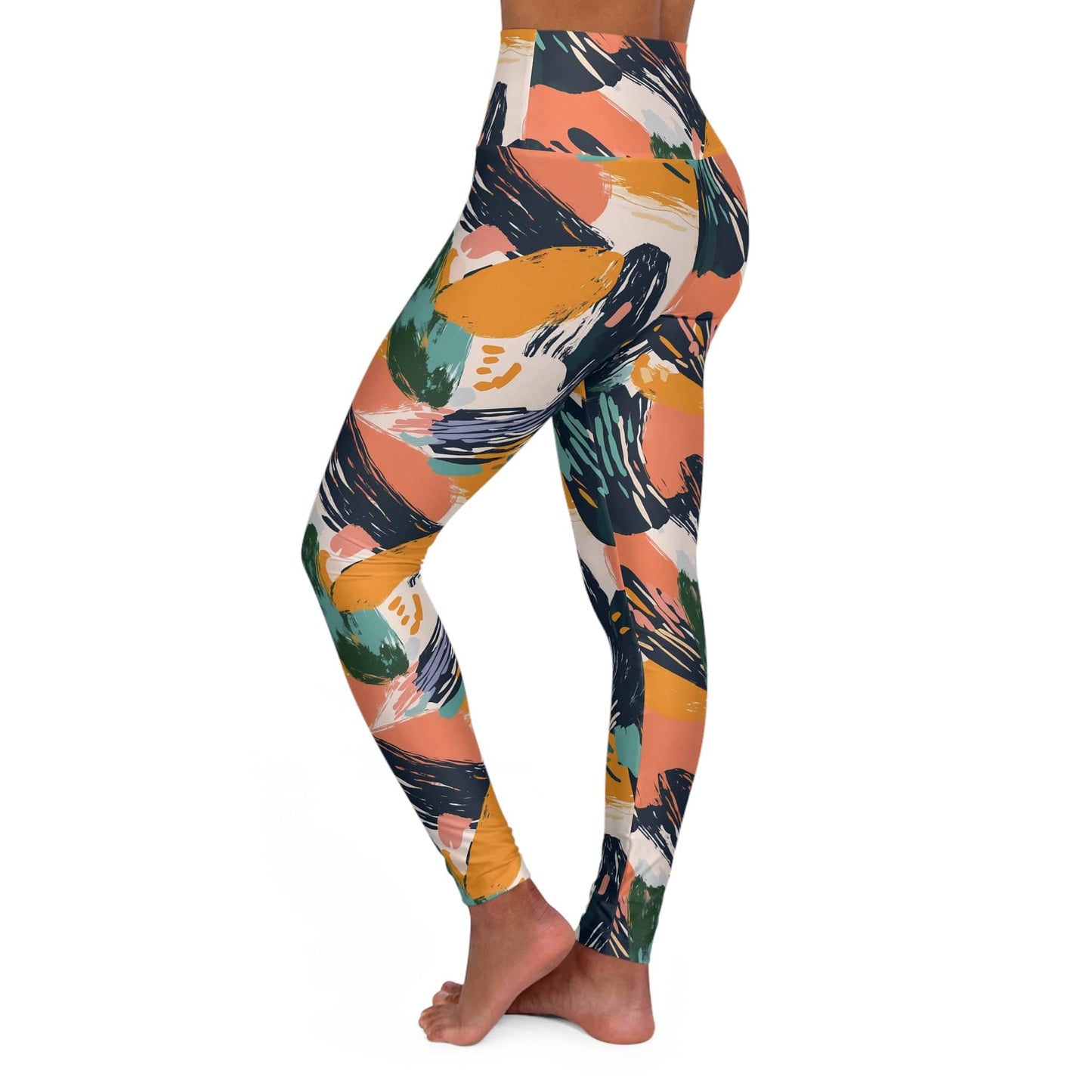 High Waisted Leggings, Abstract