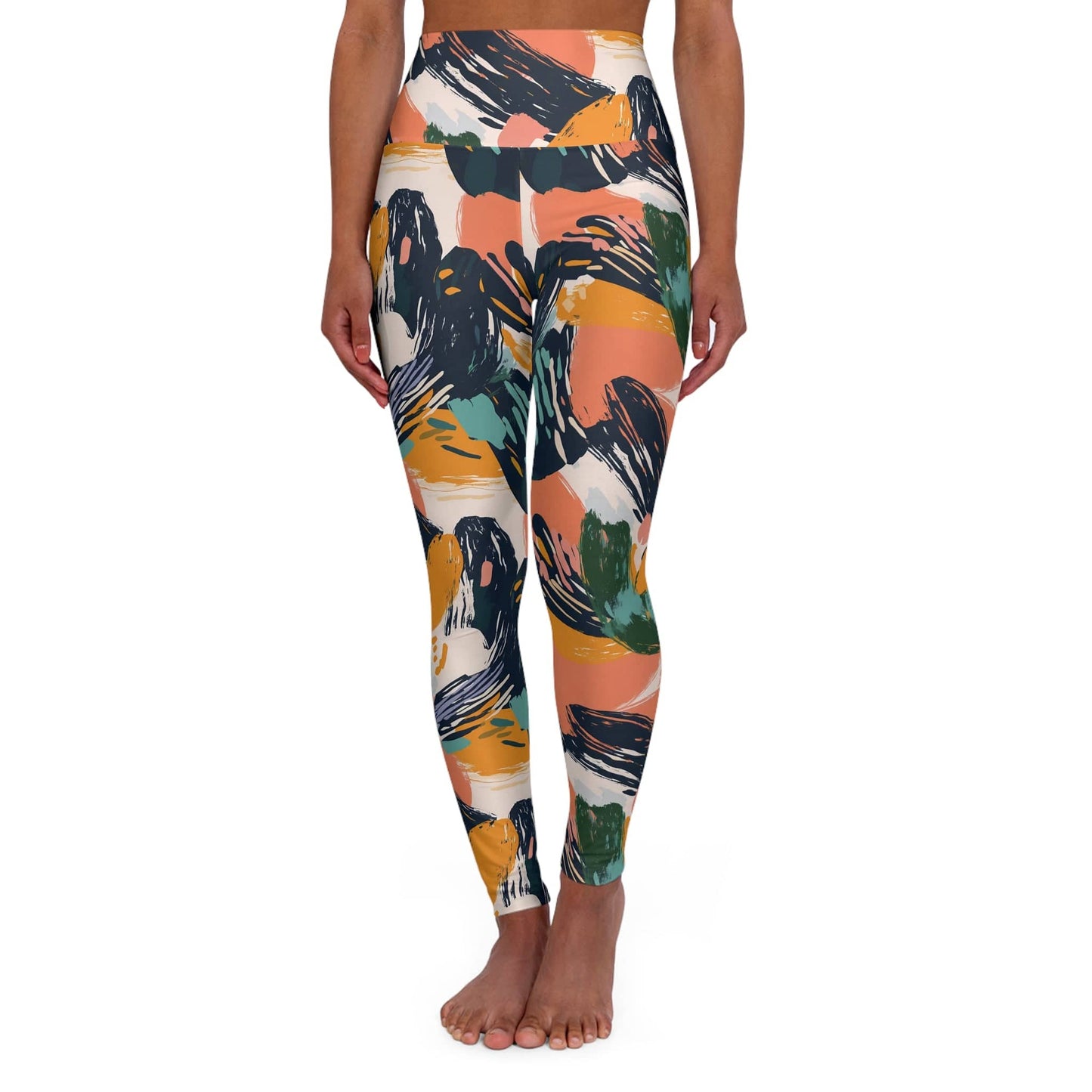High Waisted Leggings, Abstract