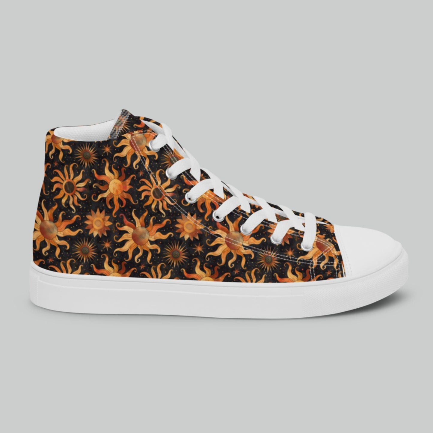 Midnight Sun High Top Canvas Shoes