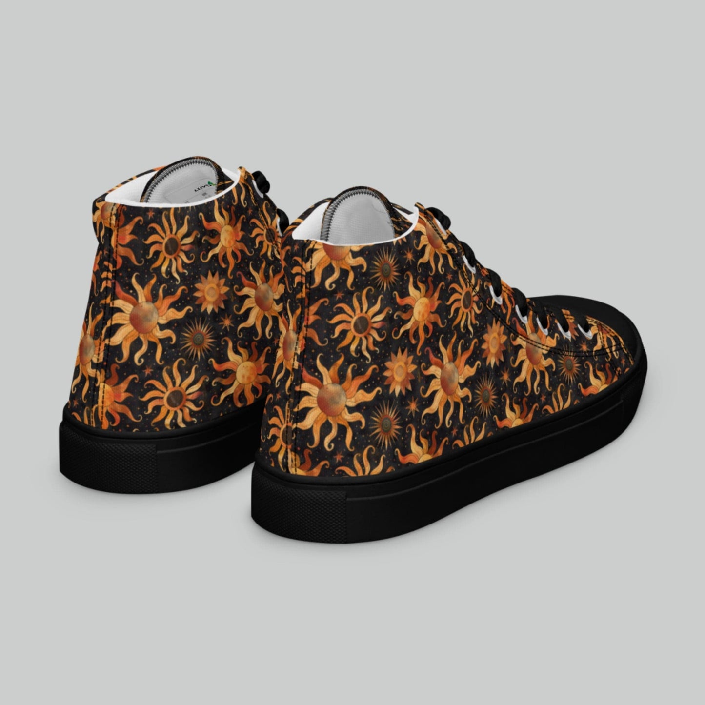 Midnight Sun High Top Canvas Shoes