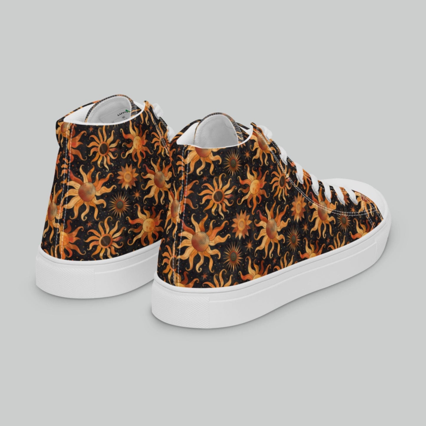 Midnight Sun High Top Canvas Shoes