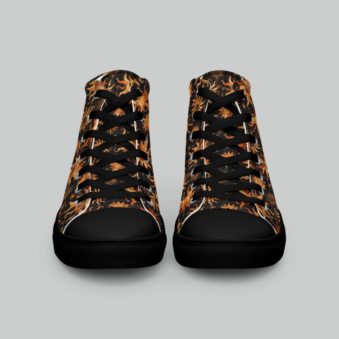 Midnight Sun High Top Canvas Shoes