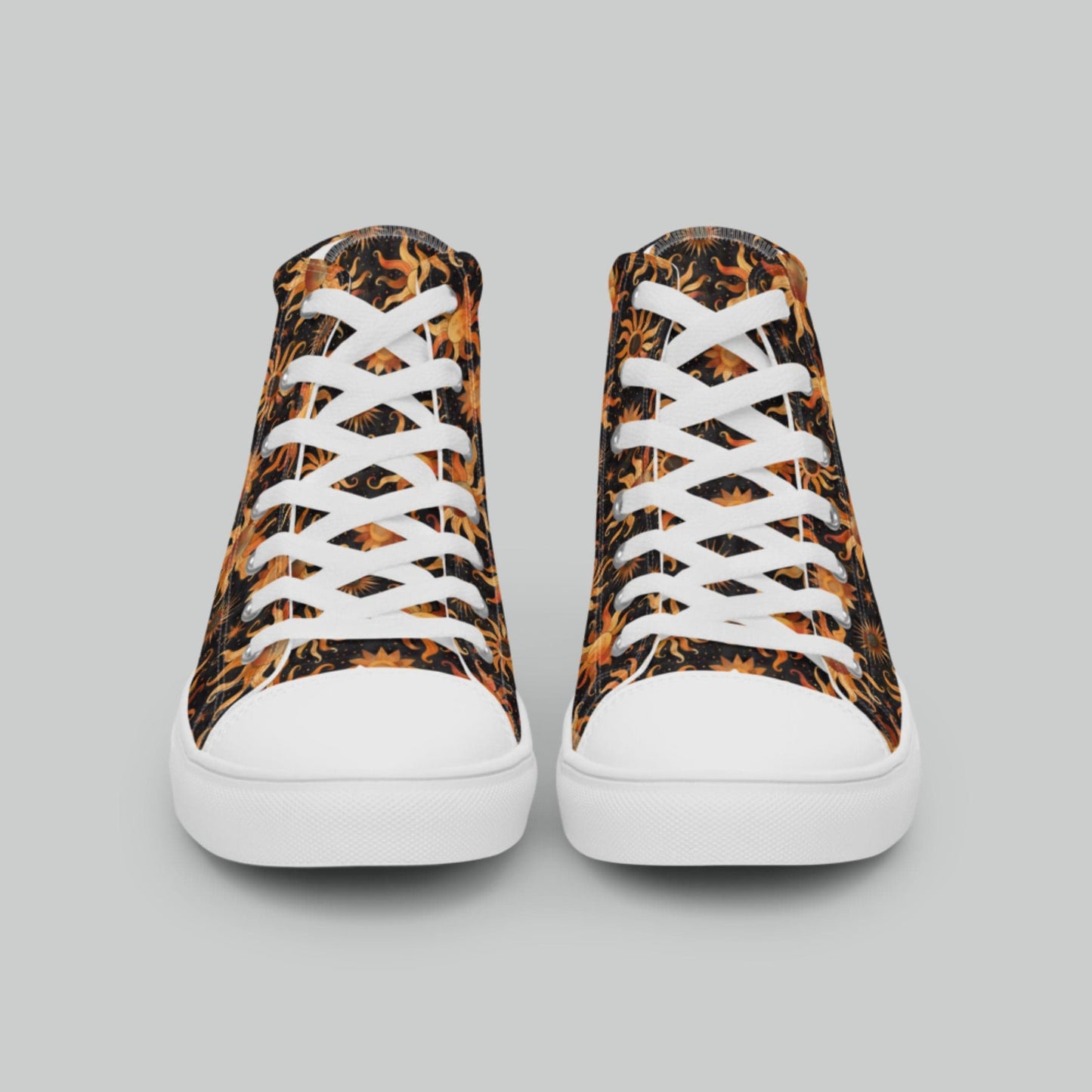 Midnight Sun High Top Canvas Shoes