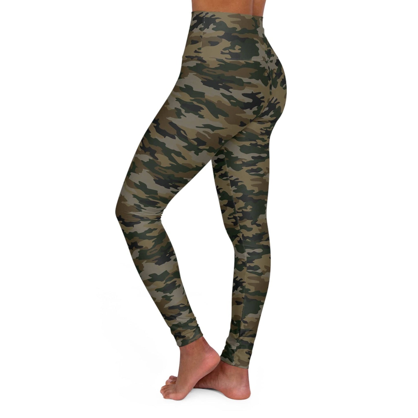 High Waisted Leggings, Camo