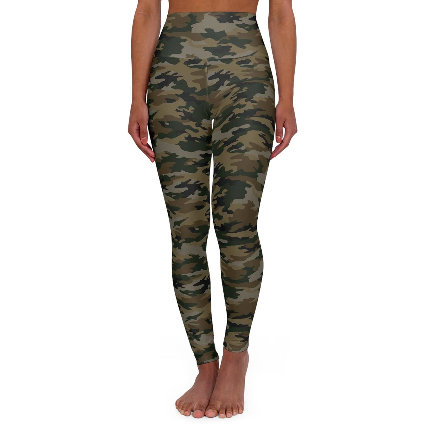 High Waisted Leggings, Camo
