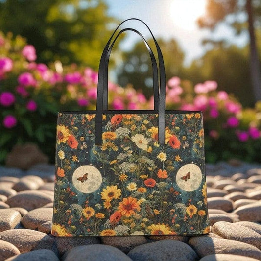 "Moonlit Reverie" Leather Tote