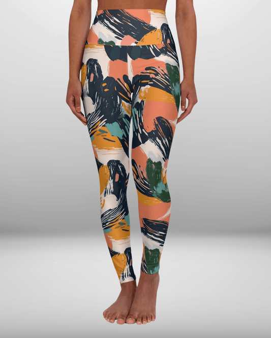 High Waisted Leggings, Abstract