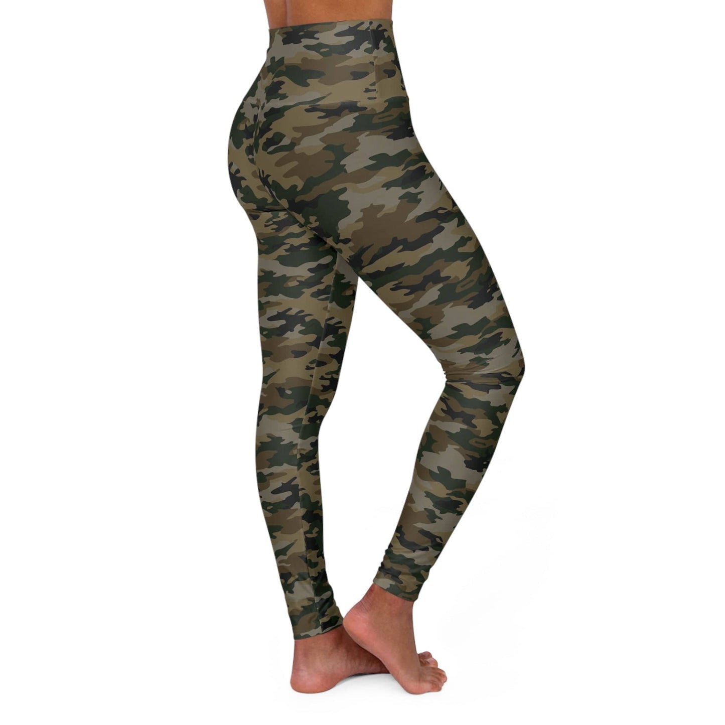 High Waisted Leggings, Camo