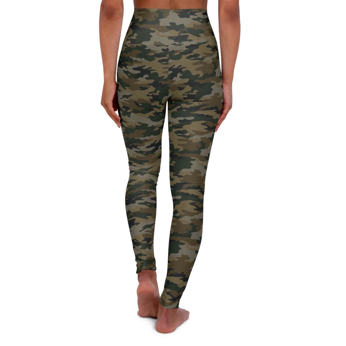 High Waisted Leggings, Camo