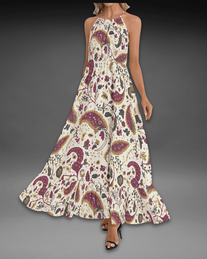 Boho Bloom Paisley Maxi Dress