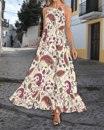 Boho Bloom Paisley Maxi Dress