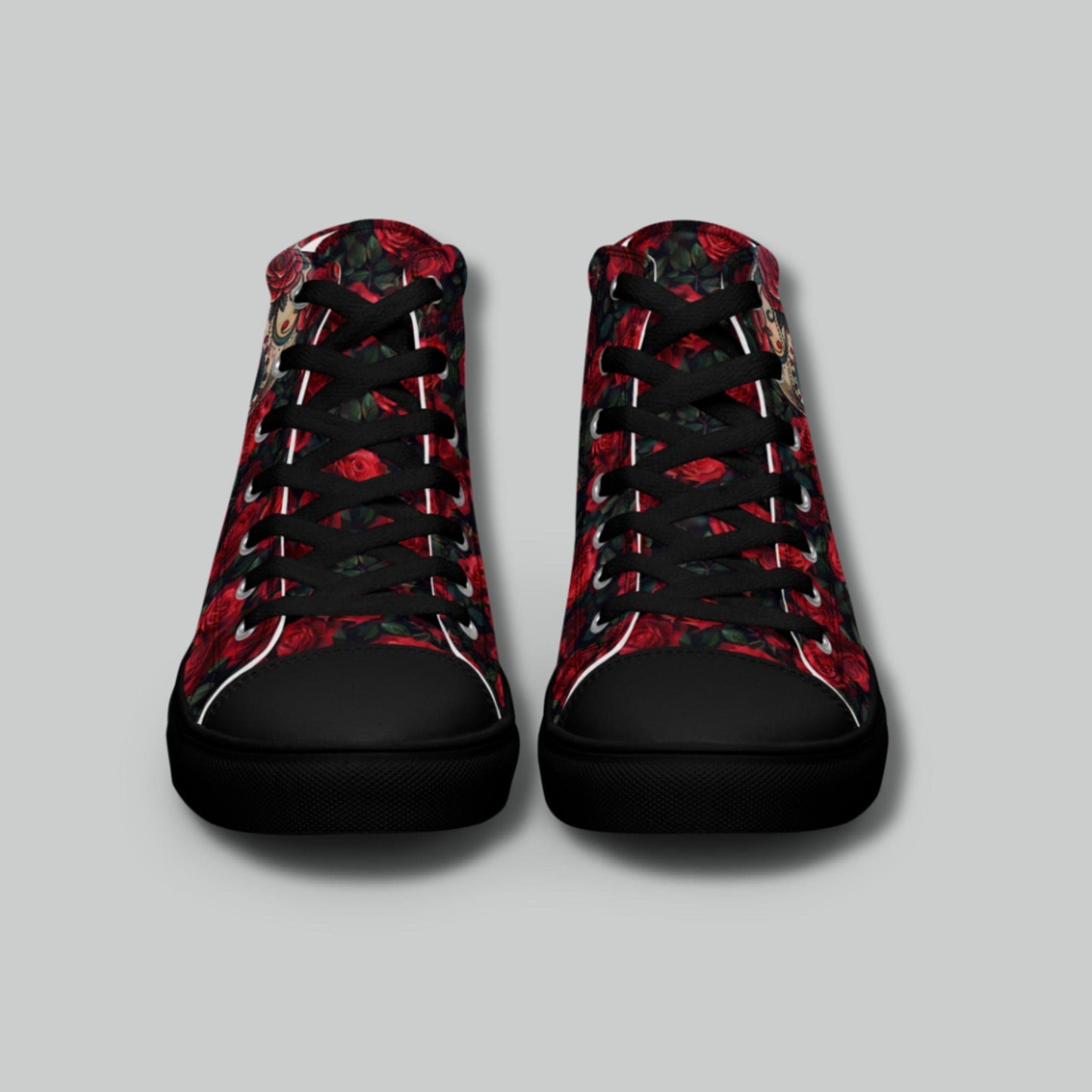 Sugar Skull High Top Canvas Shoes