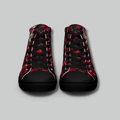 Sugar Skull High Top Canvas Shoes