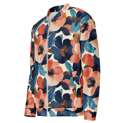 Bold Bloom Bomber Jacket